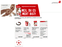 Tablet Screenshot of igbce-shop.de
